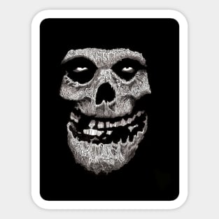 Metal Skull Sticker